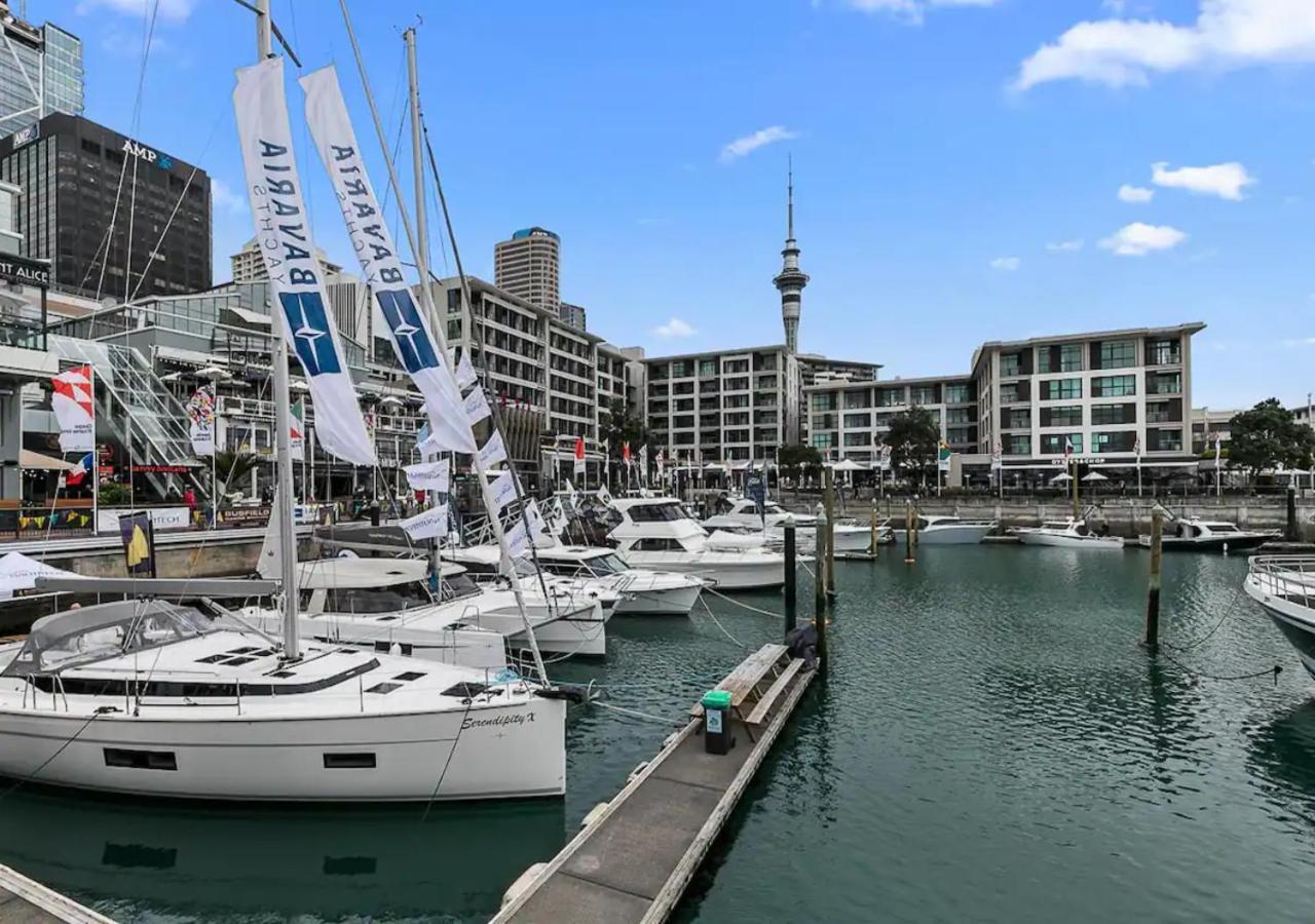 Sophisticated Spacious Apt W Stunning Harbour View Auckland Exterior foto