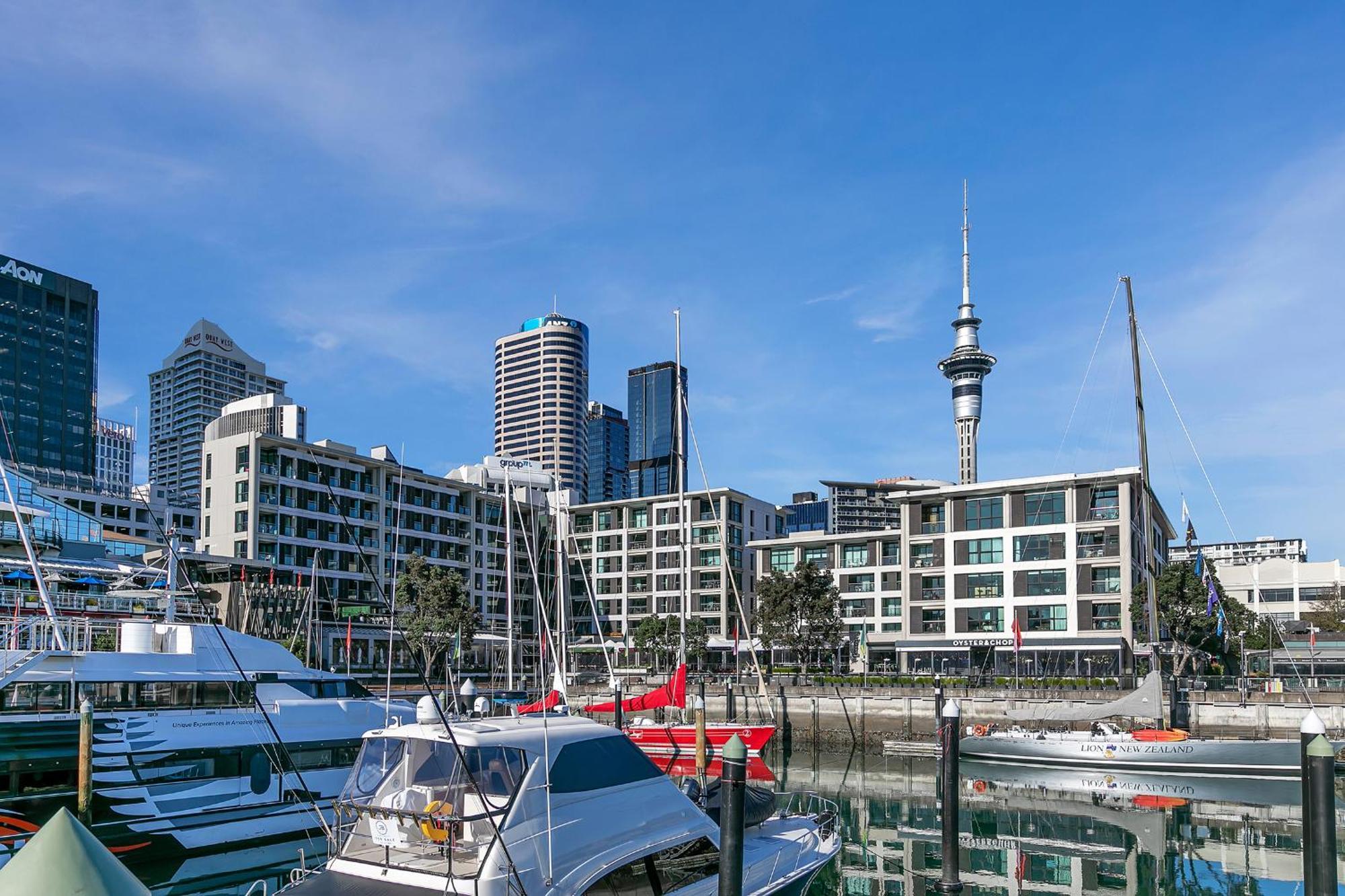 Sophisticated Spacious Apt W Stunning Harbour View Auckland Exterior foto